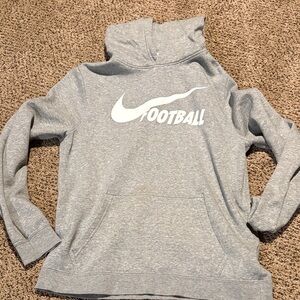 Nike Heather Gray Football Hoodie